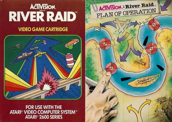 capa do jogo river raid