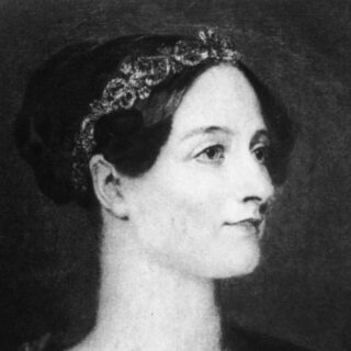 Ada Lovelace, imagem em preto e branco